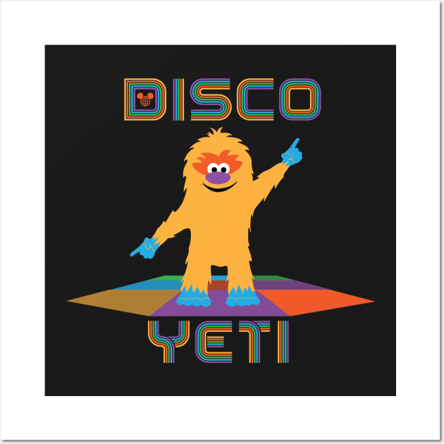 Disco Yeti Wall Art by tadtoo